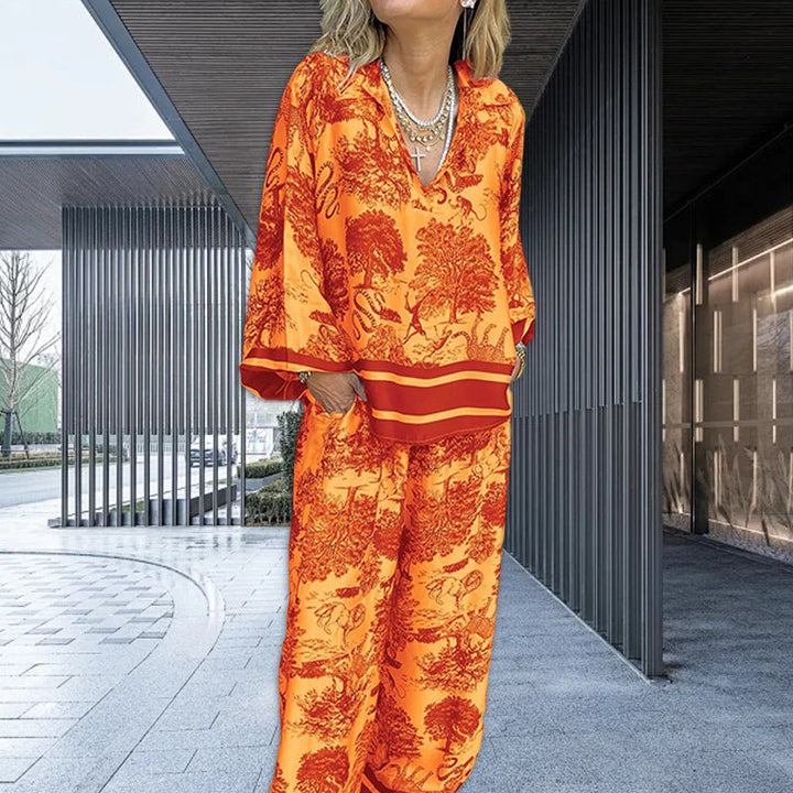 Puck™ Luxuriöses Satin-Print-Set