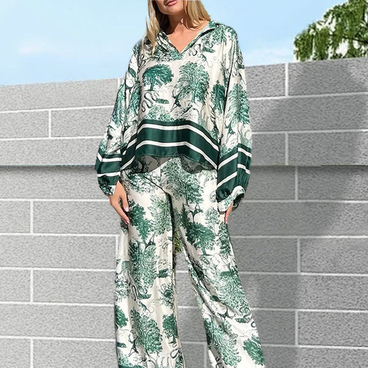 Puck™ Luxuriöses Satin-Print-Set