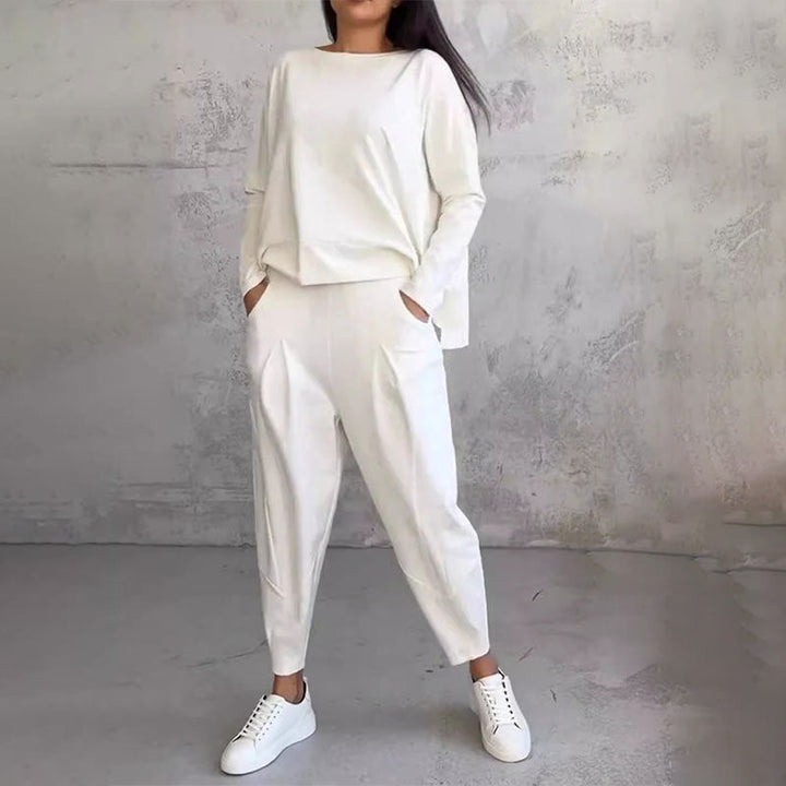 Brenda™ Damen-Lounge-Set mit Komfortablem Pullover und Jogginghose