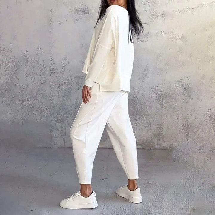 Brenda™ Damen-Lounge-Set mit Komfortablem Pullover und Jogginghose