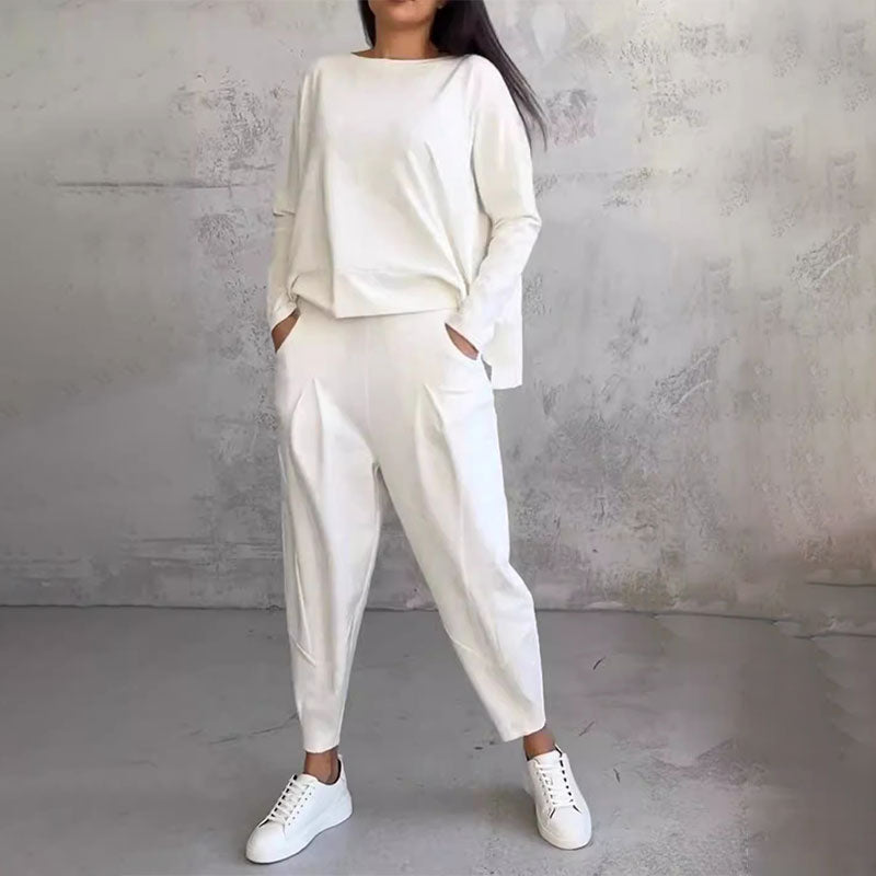 Brenda™ Damen-Lounge-Set mit Komfortablem Pullover und Jogginghose