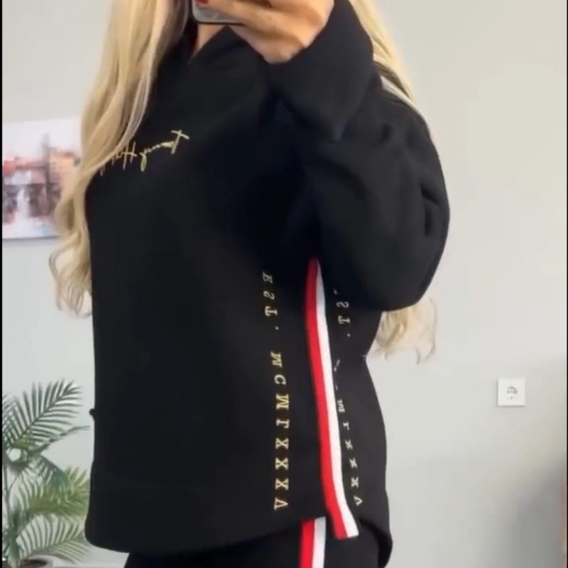 Gisela™ Stilvoller Zweiteiliger Trainingsanzug für Damen