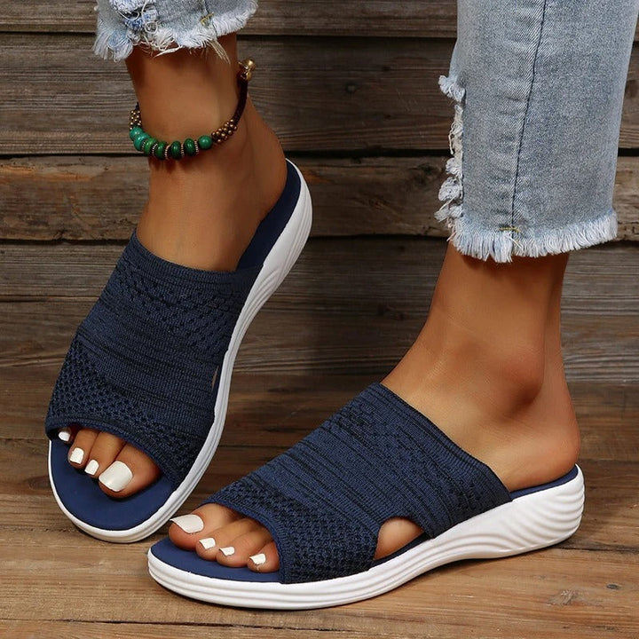 Chloe | Damen Orthopädische Slip-On Slide Sandalen