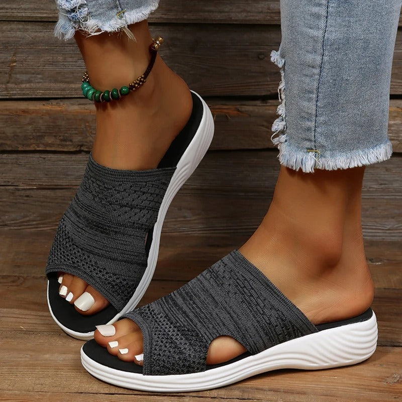 Chloe | Damen Orthopädische Slip-On Slide Sandalen