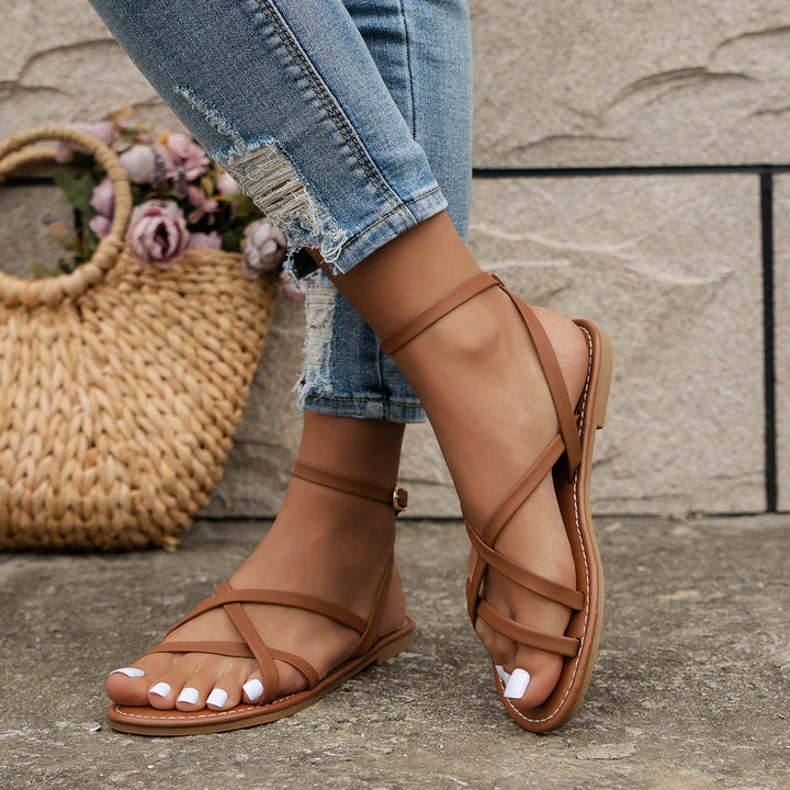 Riley | Dames Bandjes Platte Orthopedische Casual Sandalen