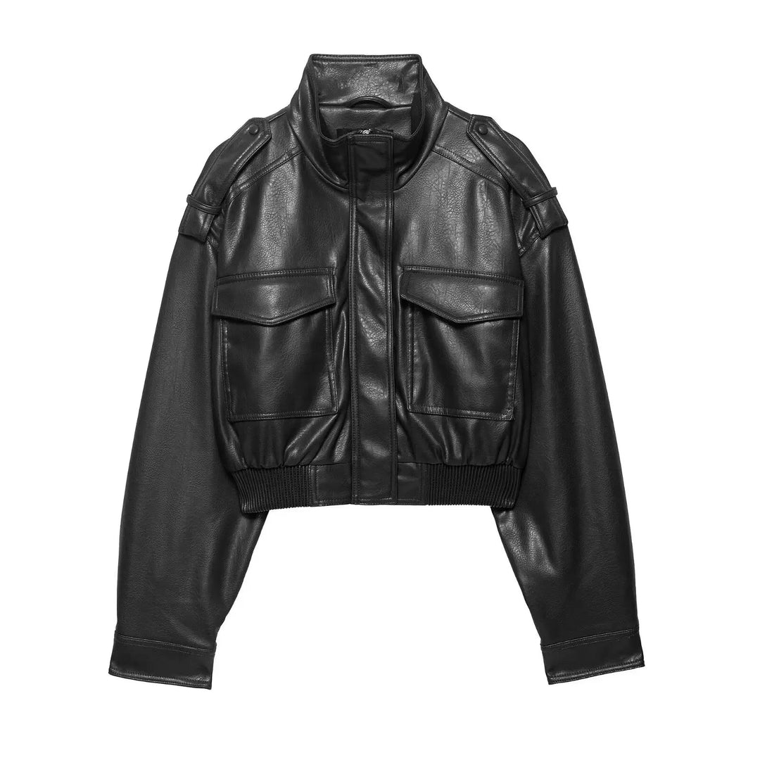Clementine | Damen Reißverschluss Bikerjacke
