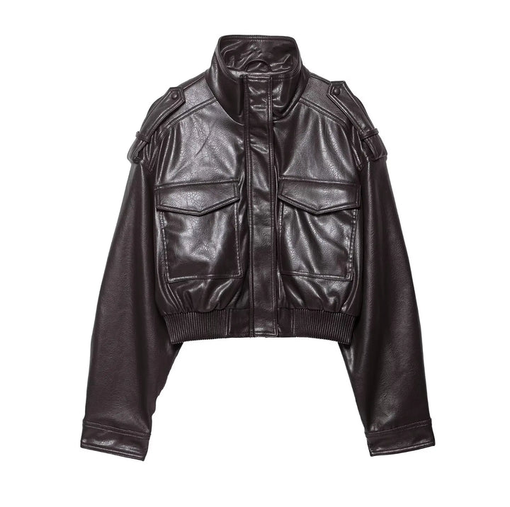 Clementine | Damen Reißverschluss Bikerjacke