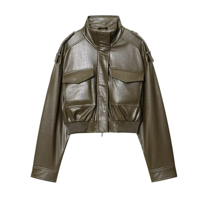 Clementine | Damen Reißverschluss Bikerjacke