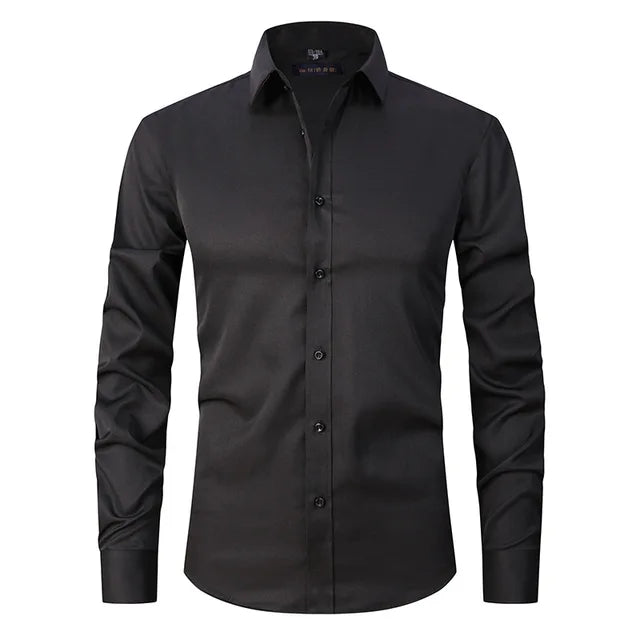 Zachary | Herren Slim-Fit Hemd mit langen Ärmeln