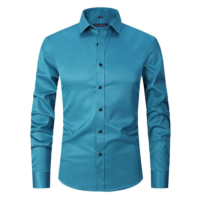 Zachary | Herren Slim-Fit Hemd mit langen Ärmeln