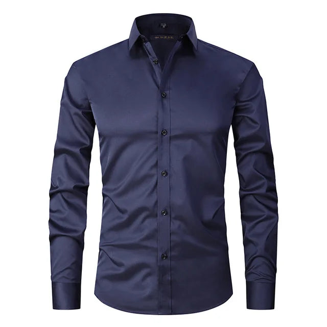 Zachary | Herren Slim-Fit Hemd mit langen Ärmeln