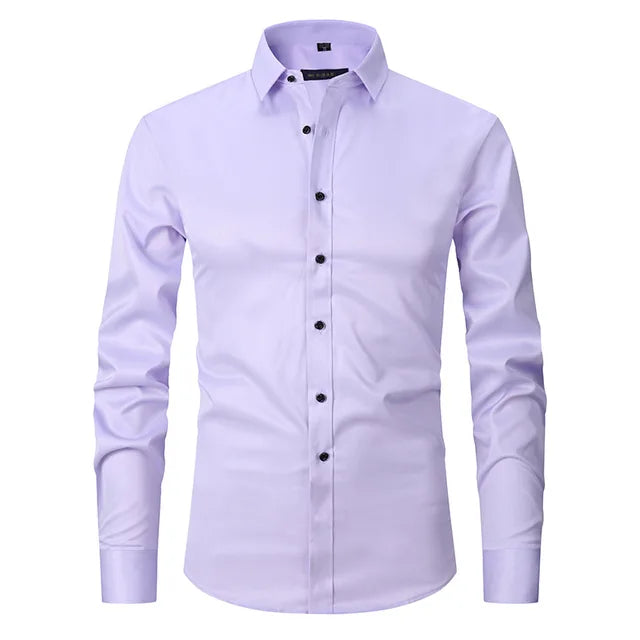 Zachary | Herren Slim-Fit Hemd mit langen Ärmeln