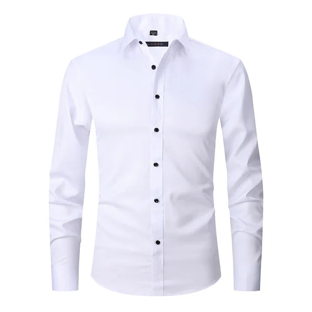 Zachary | Herren Slim-Fit Hemd mit langen Ärmeln